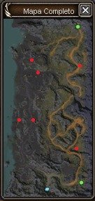 Localização dos Mini Bosses - Baía de Neprite